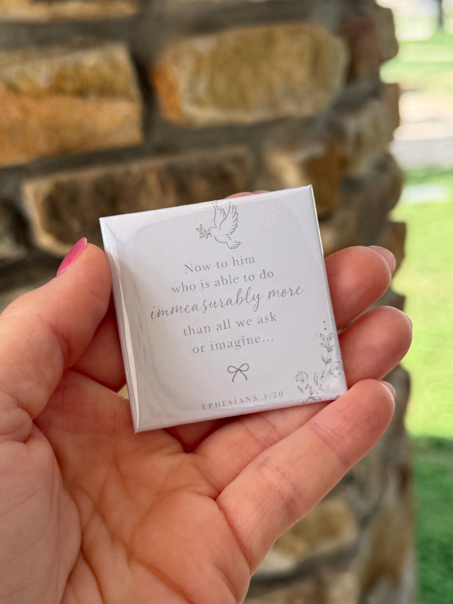 Ephesians 3:20 Magnet