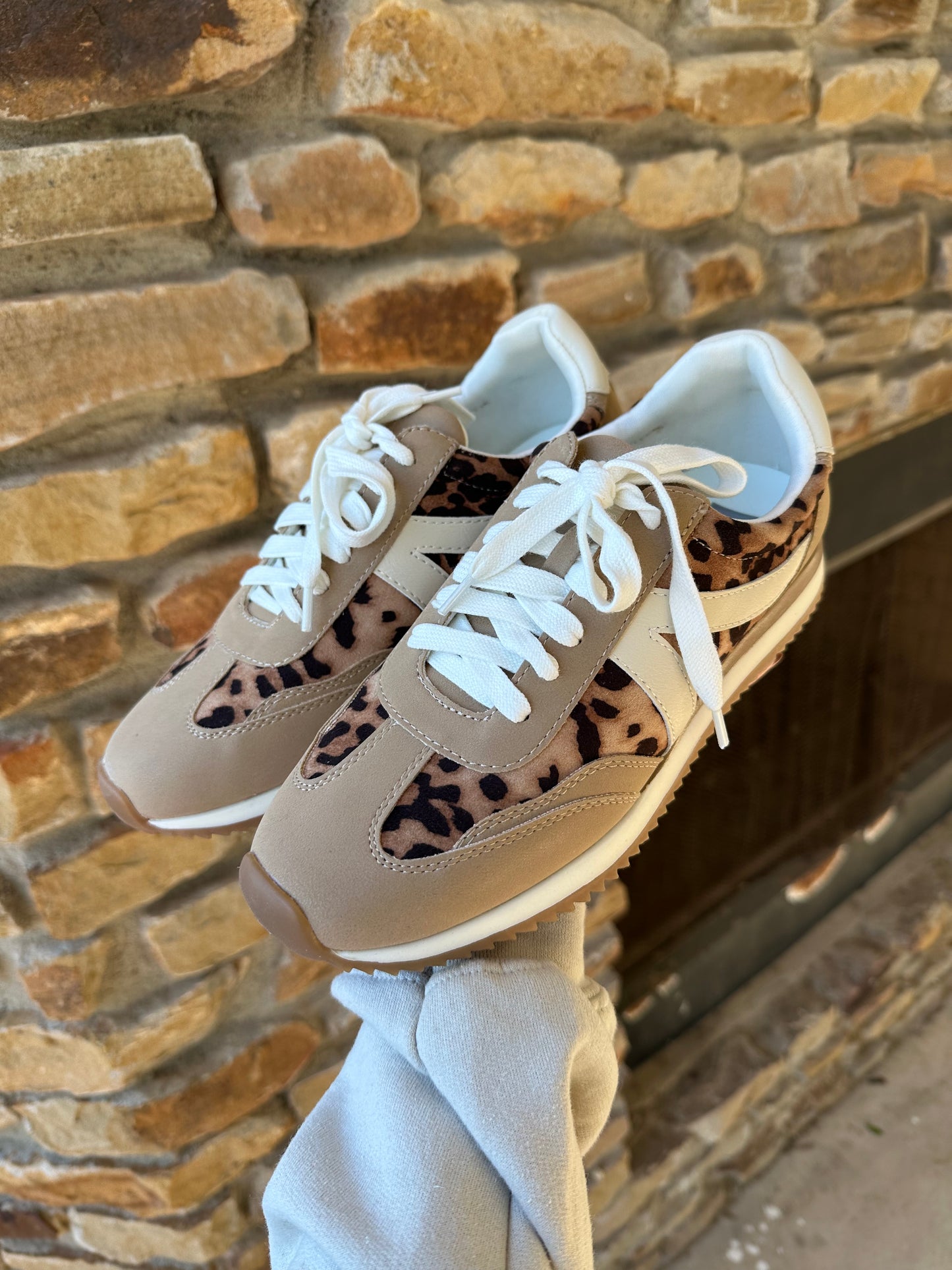 MIA Leopard Print Sneakers