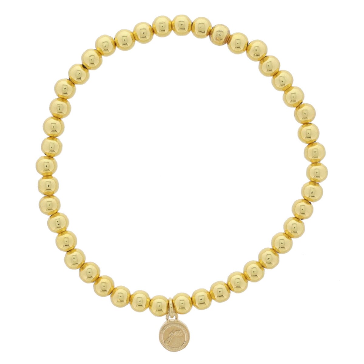 18K Gold Plated Ball Beaded Bracelet