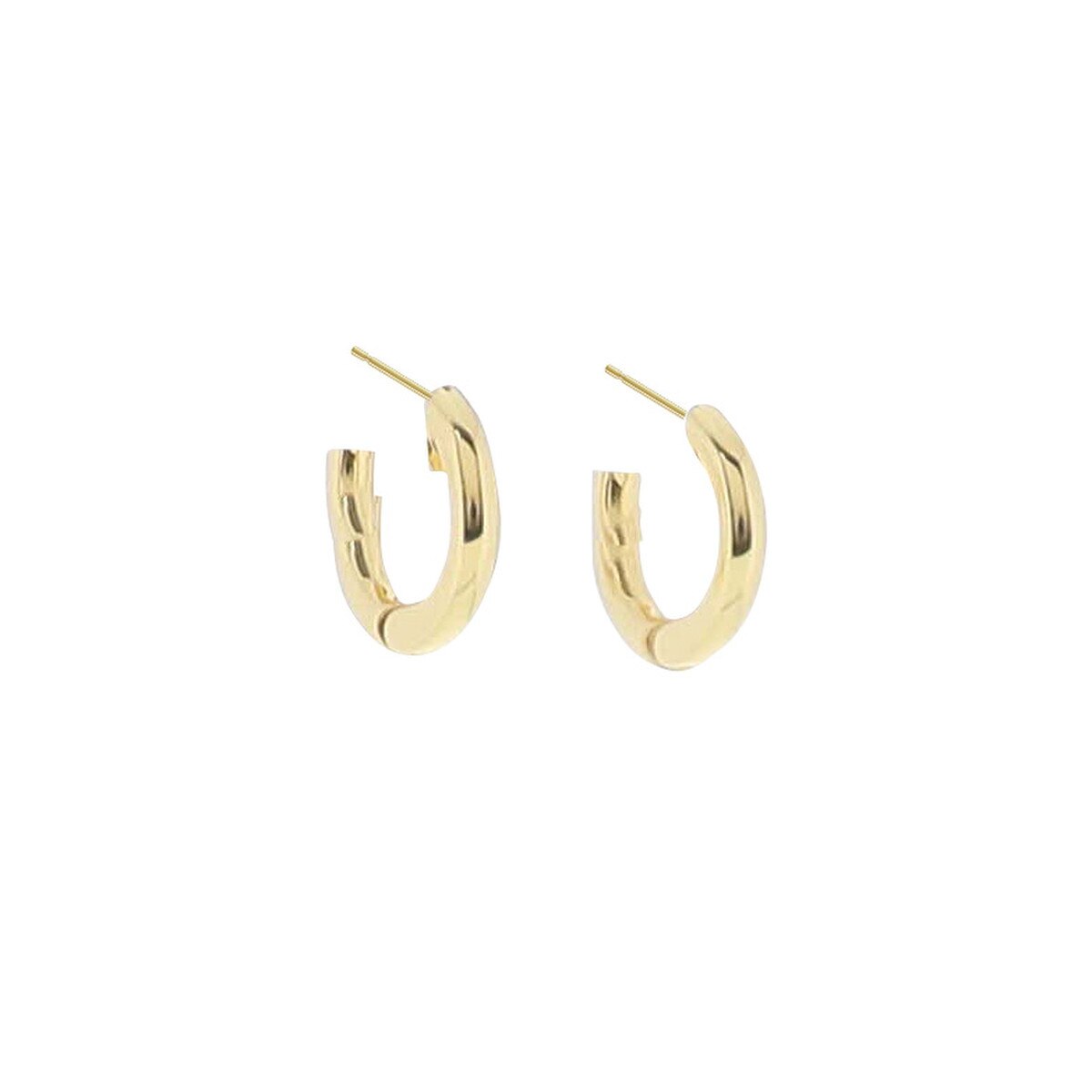 18K Gold Plated Hoop Earrings