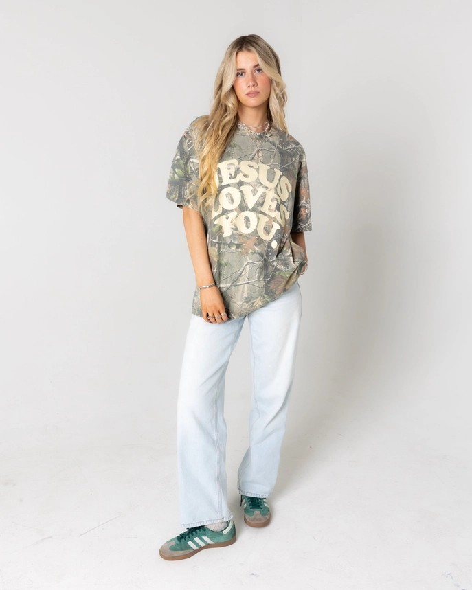 Jesus Loves You Camo T-Shirt