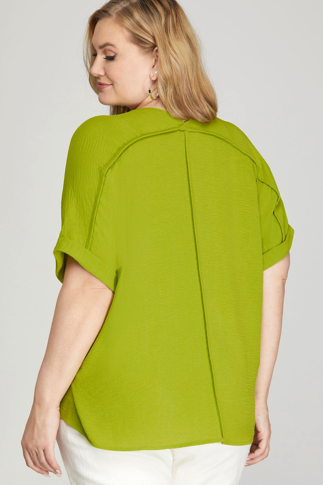 Chartreuse Basic Top