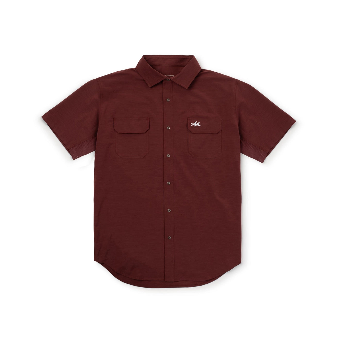 Rio Outdoor Maroon Short Sleeve