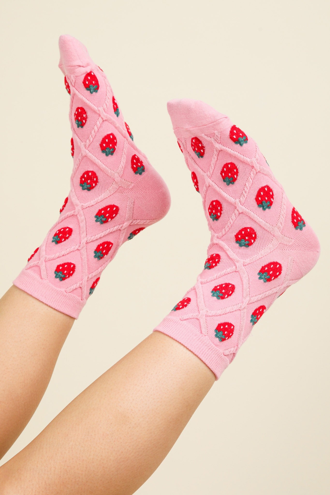 Strawberry Crew Socks