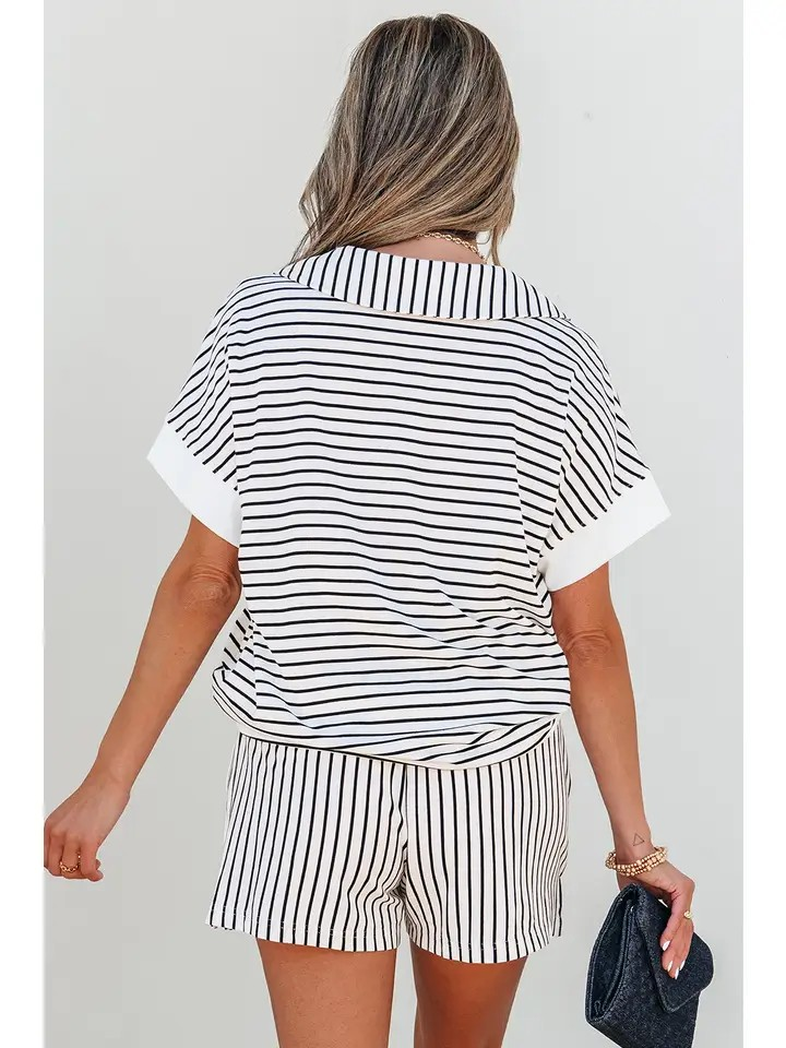 Black & White Stripe Set