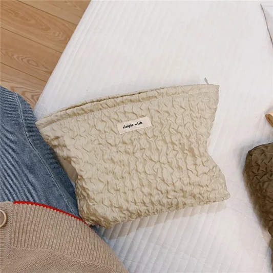 Simply Solid Makeup Bag