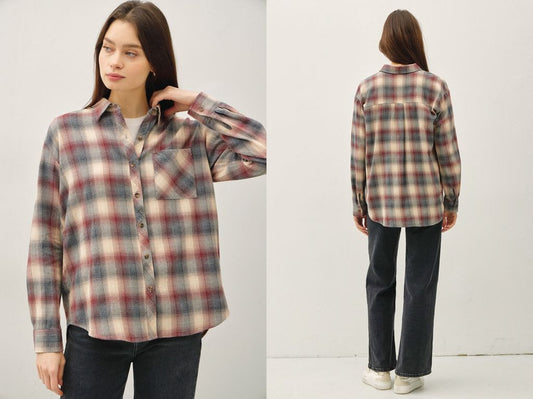 Classic Plaid Button Up