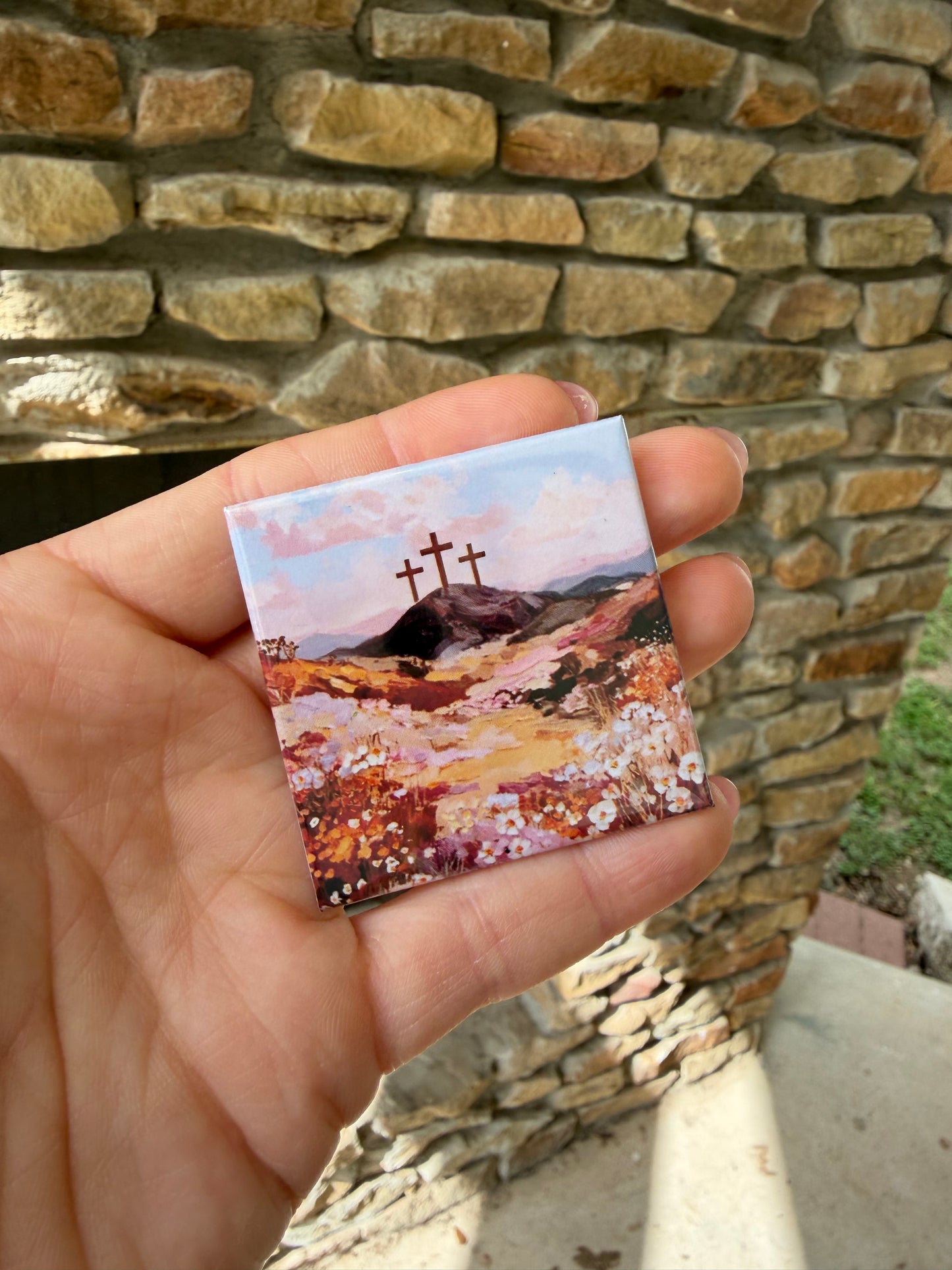 Three Crosses Magnet