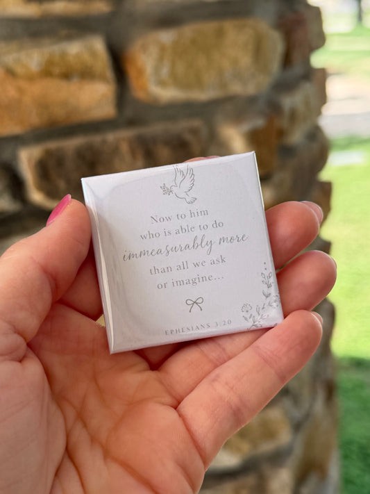Ephesians 3:20 Magnet
