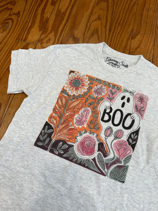 BOO Floral Graphic Tee