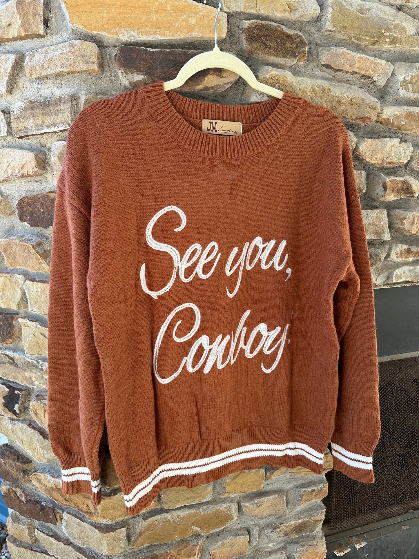 "See You Cowboy" Sweater