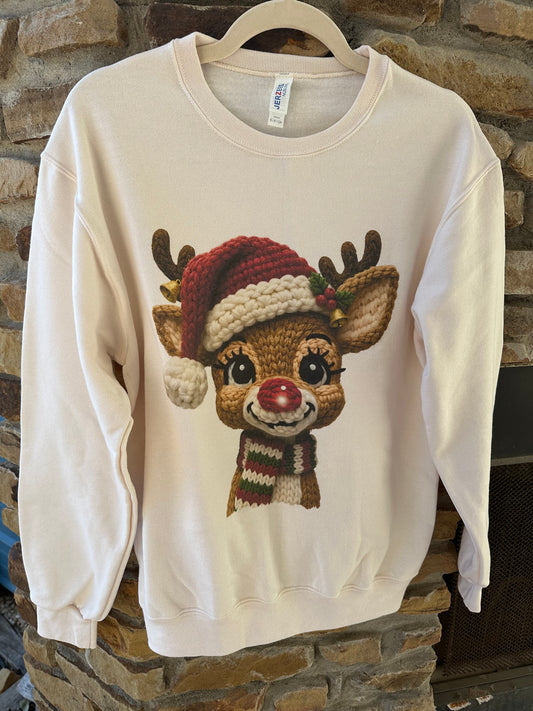 Rudolph Yarn Sweatshirt