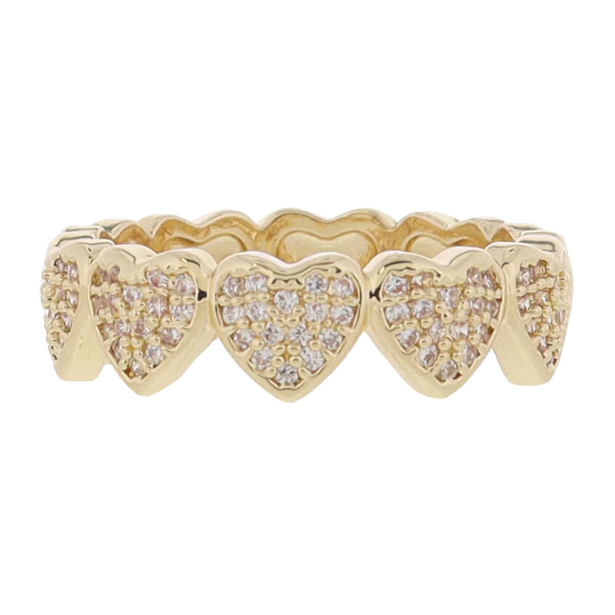 Crystal Hearts Ring