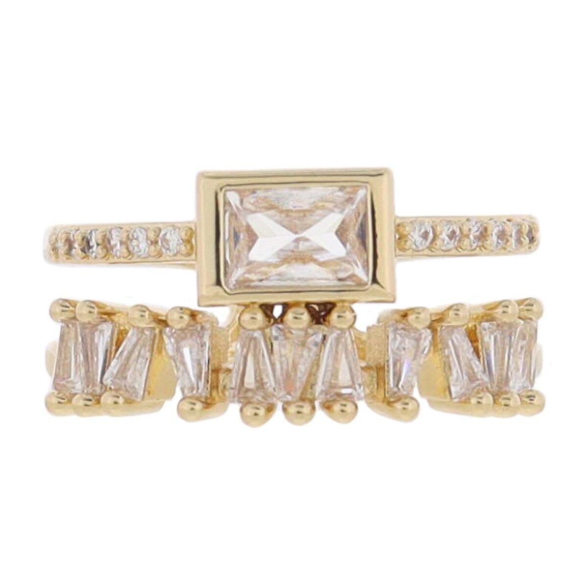 Crystal Stack Ring