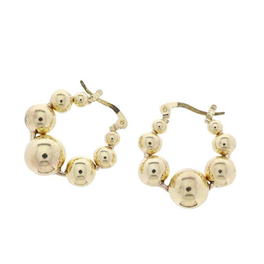 Bubble Hoop Earrings
