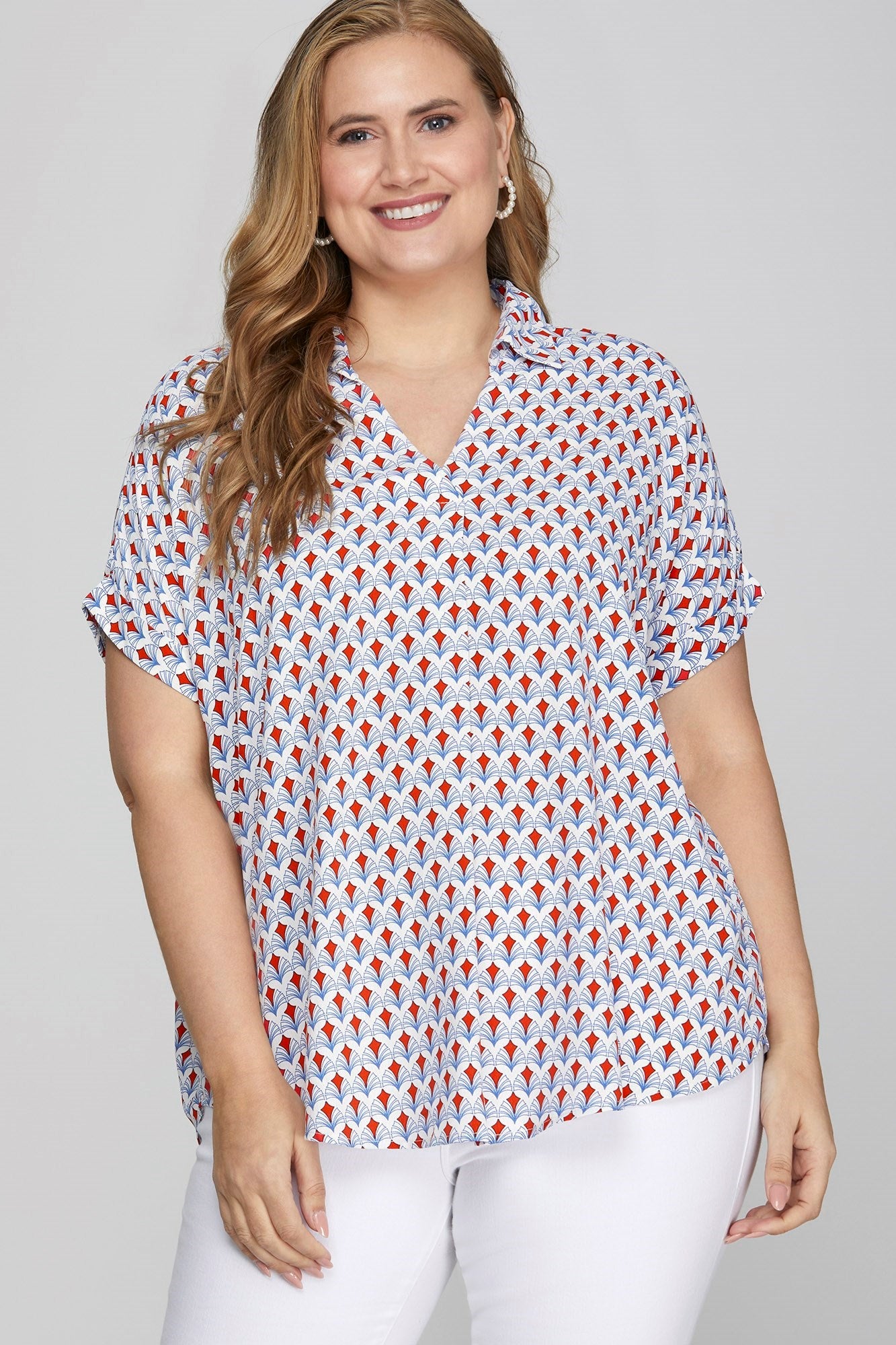 Red, White & Blue Top