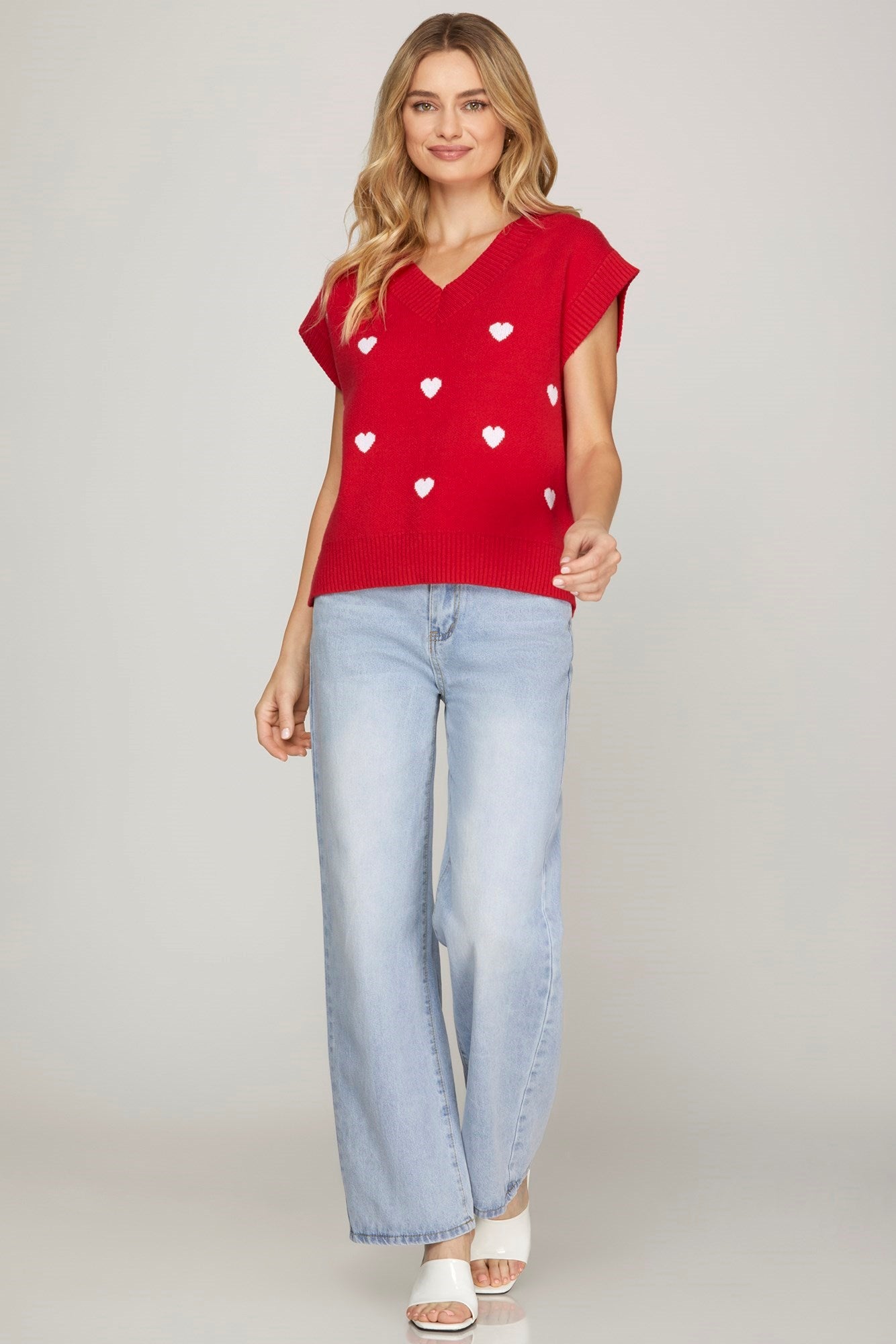 Red Heart Sweater