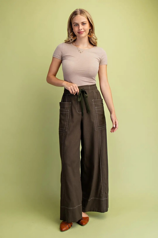Olive you Linen Pants