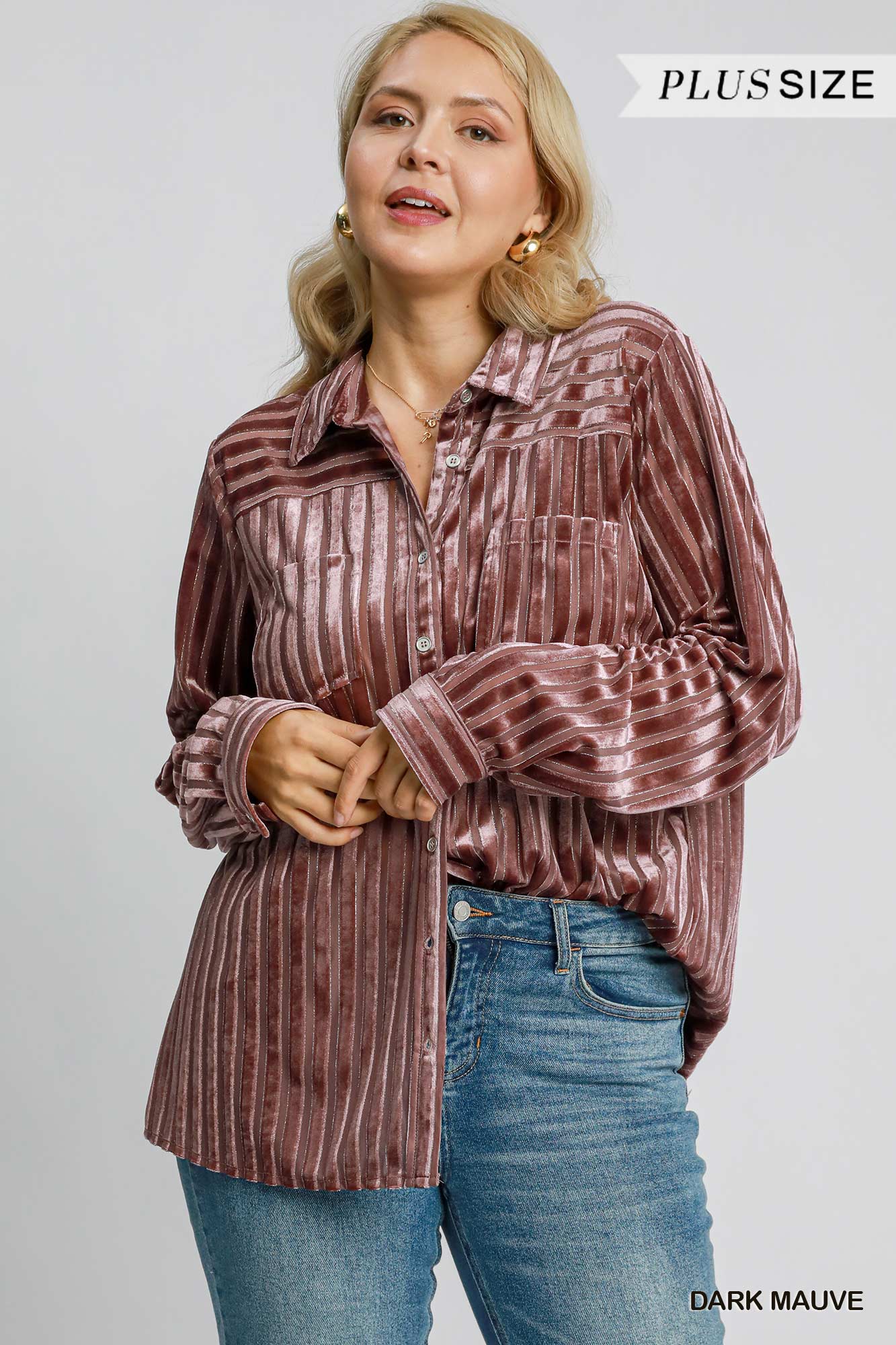 Mauve Velvet Top