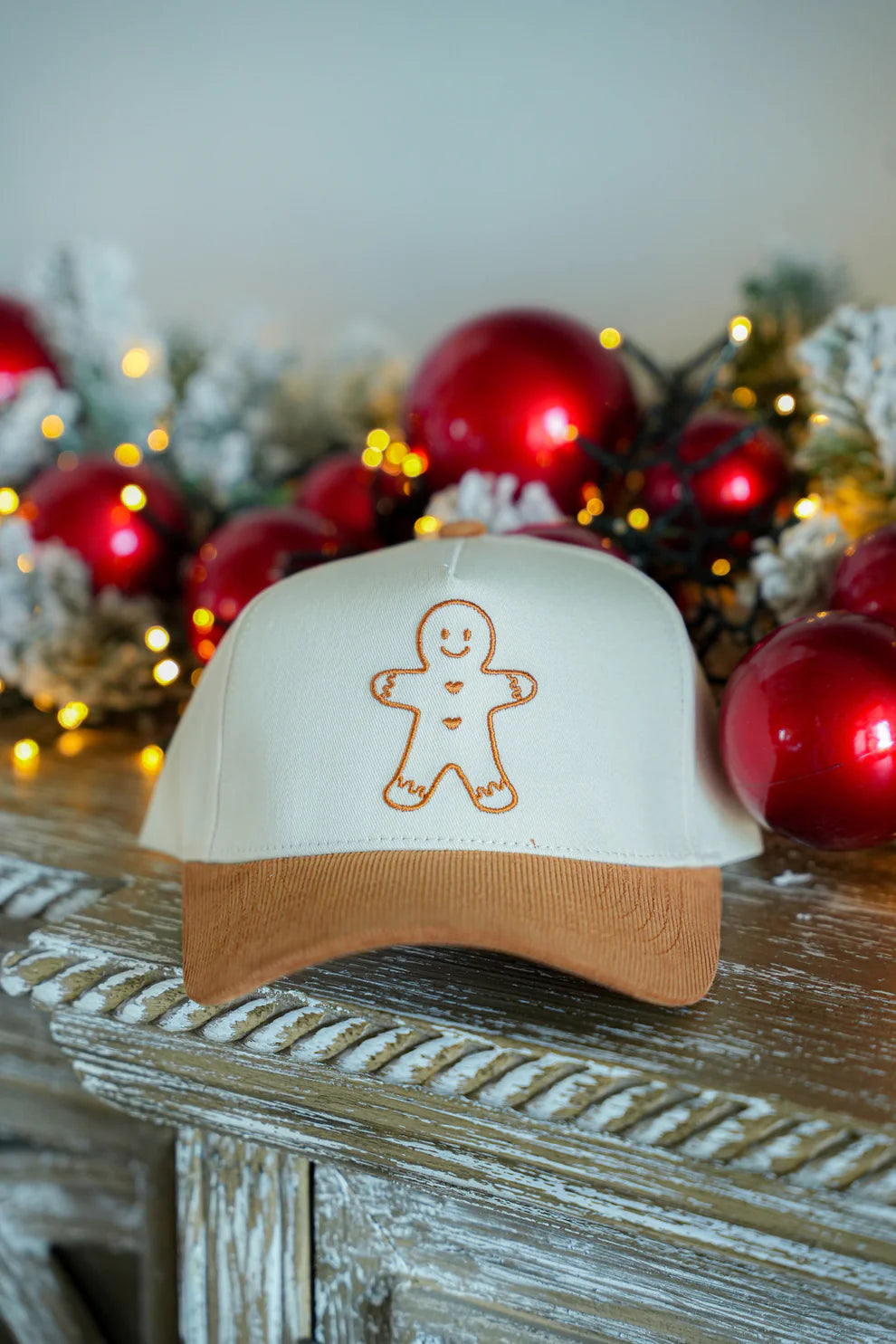 Gingerbread Corded Cap