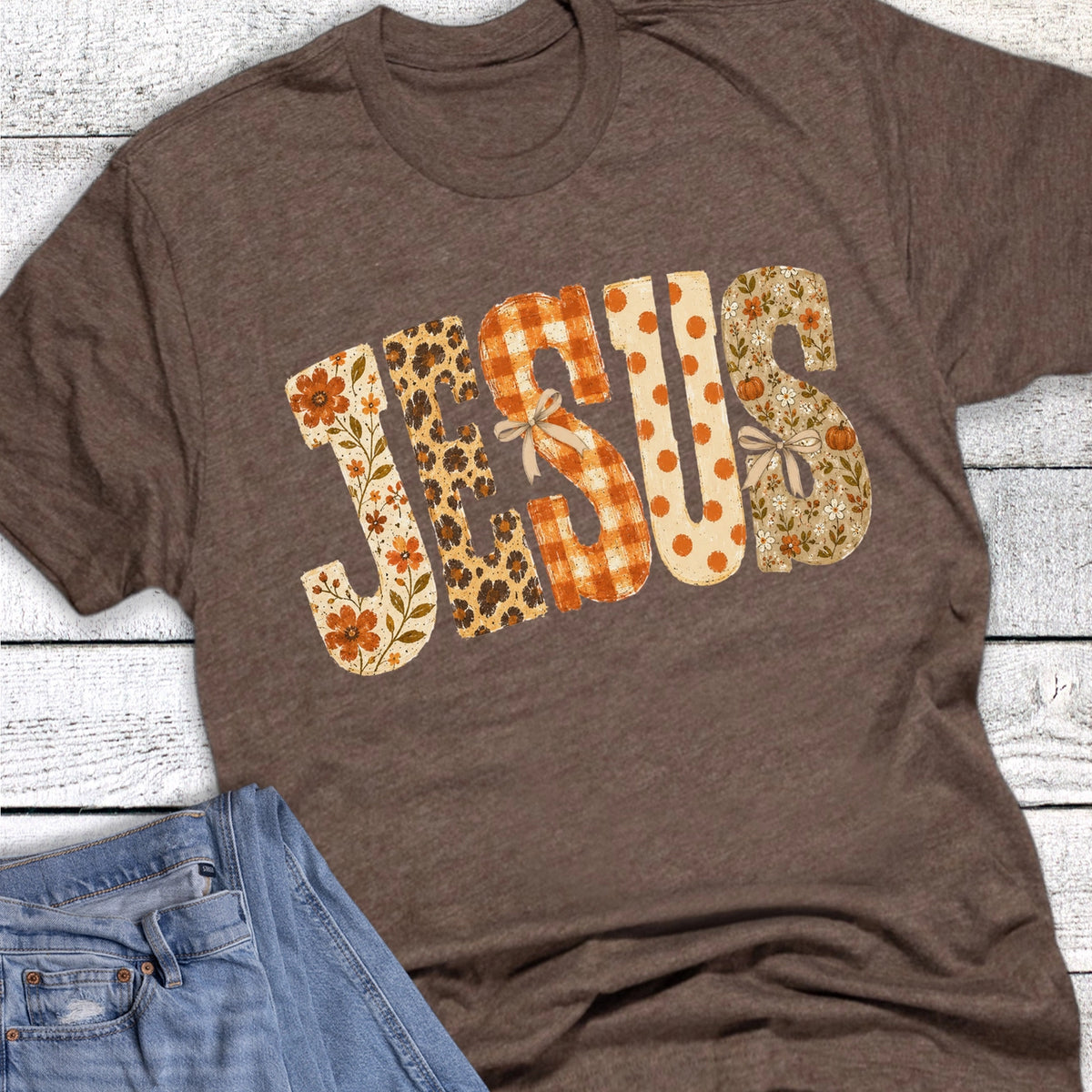 Jesus Fall Graphic Tee